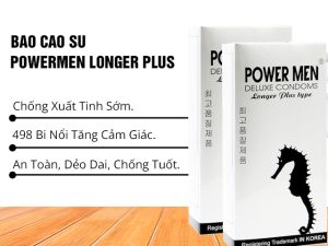 Bao Cao Su Power Men Longer Plus