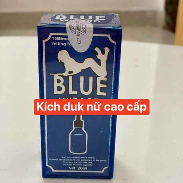 Kích dục nữ mạnh nhất Blue wizard 20ml