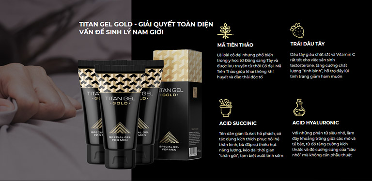 Titan gel gold chính hãng